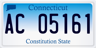 CT license plate AC05161