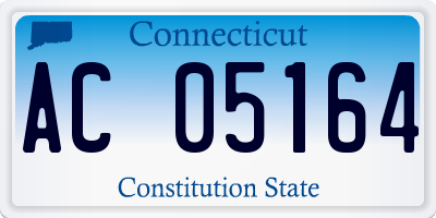 CT license plate AC05164