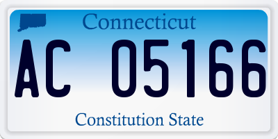 CT license plate AC05166