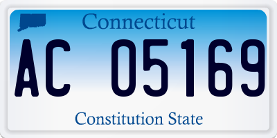 CT license plate AC05169