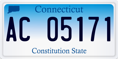 CT license plate AC05171