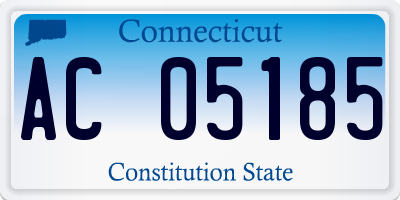 CT license plate AC05185