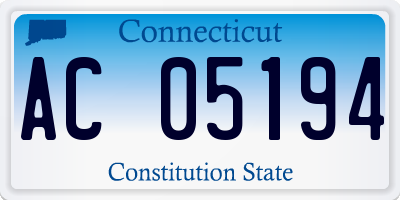 CT license plate AC05194