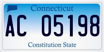 CT license plate AC05198