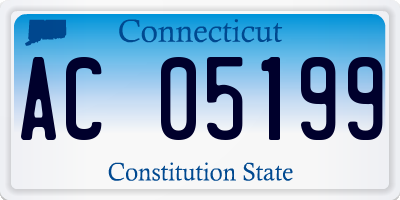 CT license plate AC05199