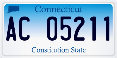 CT license plate AC05211