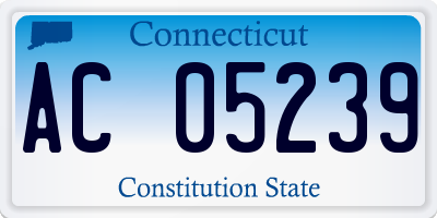 CT license plate AC05239