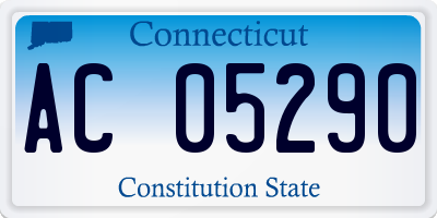 CT license plate AC05290