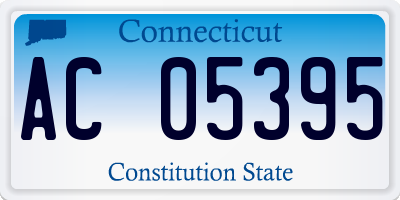 CT license plate AC05395