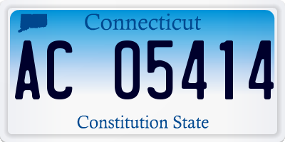 CT license plate AC05414