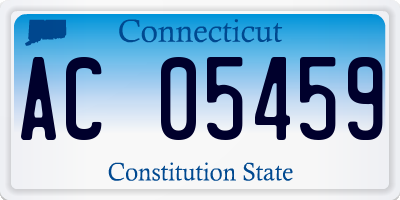 CT license plate AC05459
