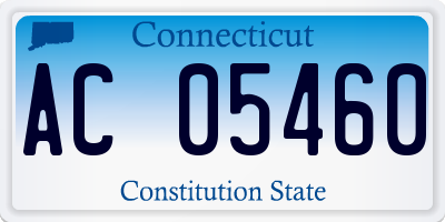 CT license plate AC05460