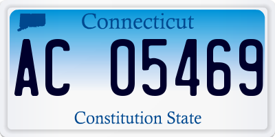CT license plate AC05469
