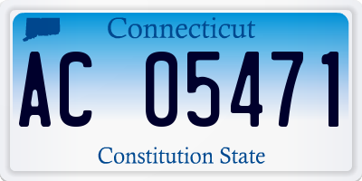 CT license plate AC05471