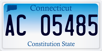 CT license plate AC05485