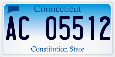 CT license plate AC05512