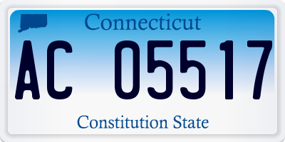 CT license plate AC05517