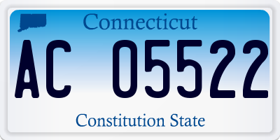 CT license plate AC05522