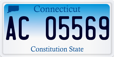 CT license plate AC05569