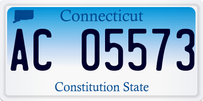 CT license plate AC05573