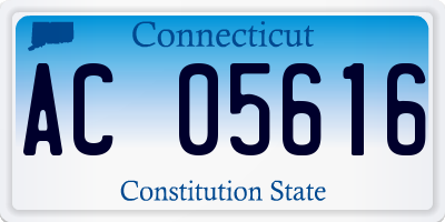 CT license plate AC05616