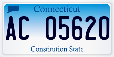 CT license plate AC05620