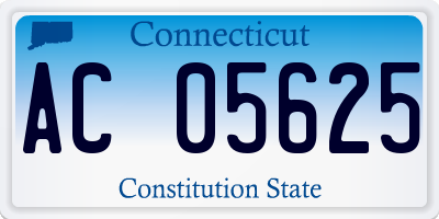 CT license plate AC05625