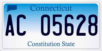 CT license plate AC05628