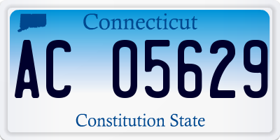 CT license plate AC05629