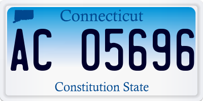 CT license plate AC05696