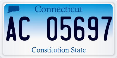 CT license plate AC05697