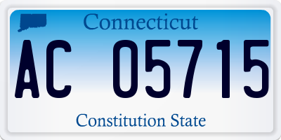CT license plate AC05715