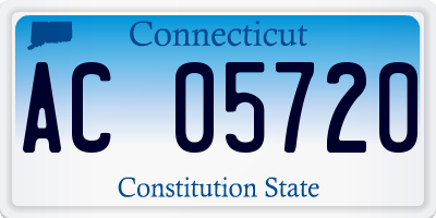 CT license plate AC05720