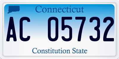 CT license plate AC05732