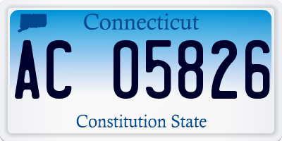 CT license plate AC05826