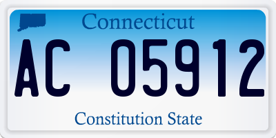 CT license plate AC05912