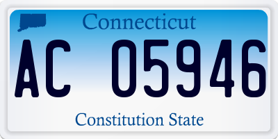 CT license plate AC05946