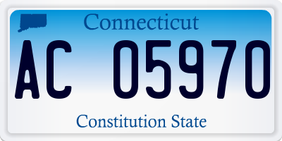 CT license plate AC05970