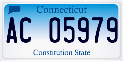 CT license plate AC05979