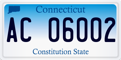 CT license plate AC06002