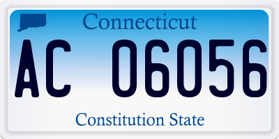 CT license plate AC06056