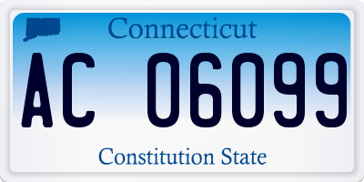 CT license plate AC06099