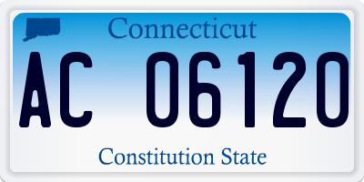 CT license plate AC06120