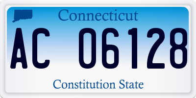 CT license plate AC06128