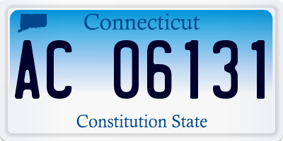 CT license plate AC06131