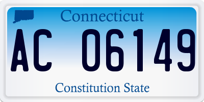 CT license plate AC06149