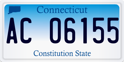 CT license plate AC06155