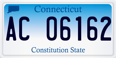 CT license plate AC06162