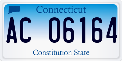 CT license plate AC06164