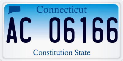 CT license plate AC06166